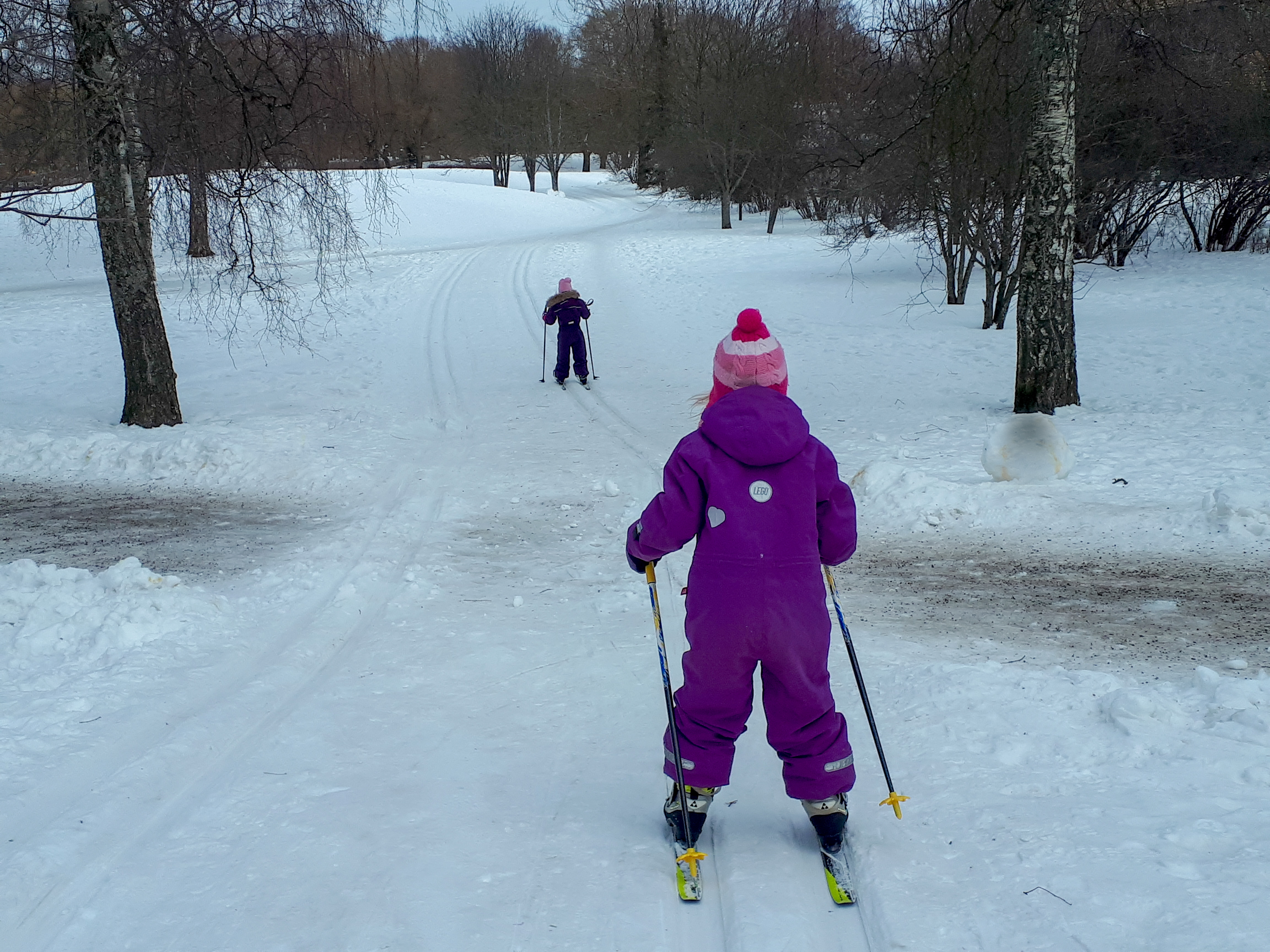 Skiing in Lauttasaari